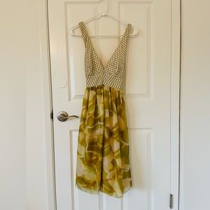 Missioni Halter silk dress